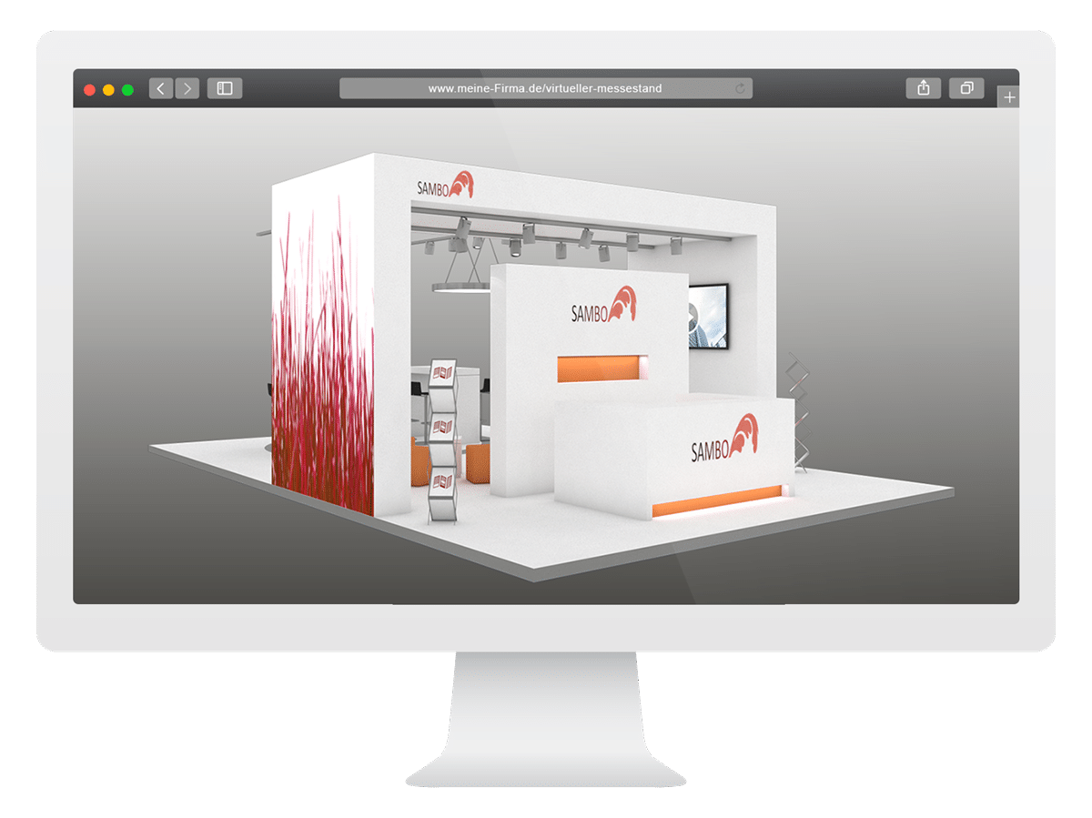 Virtueller Messestand im Browser