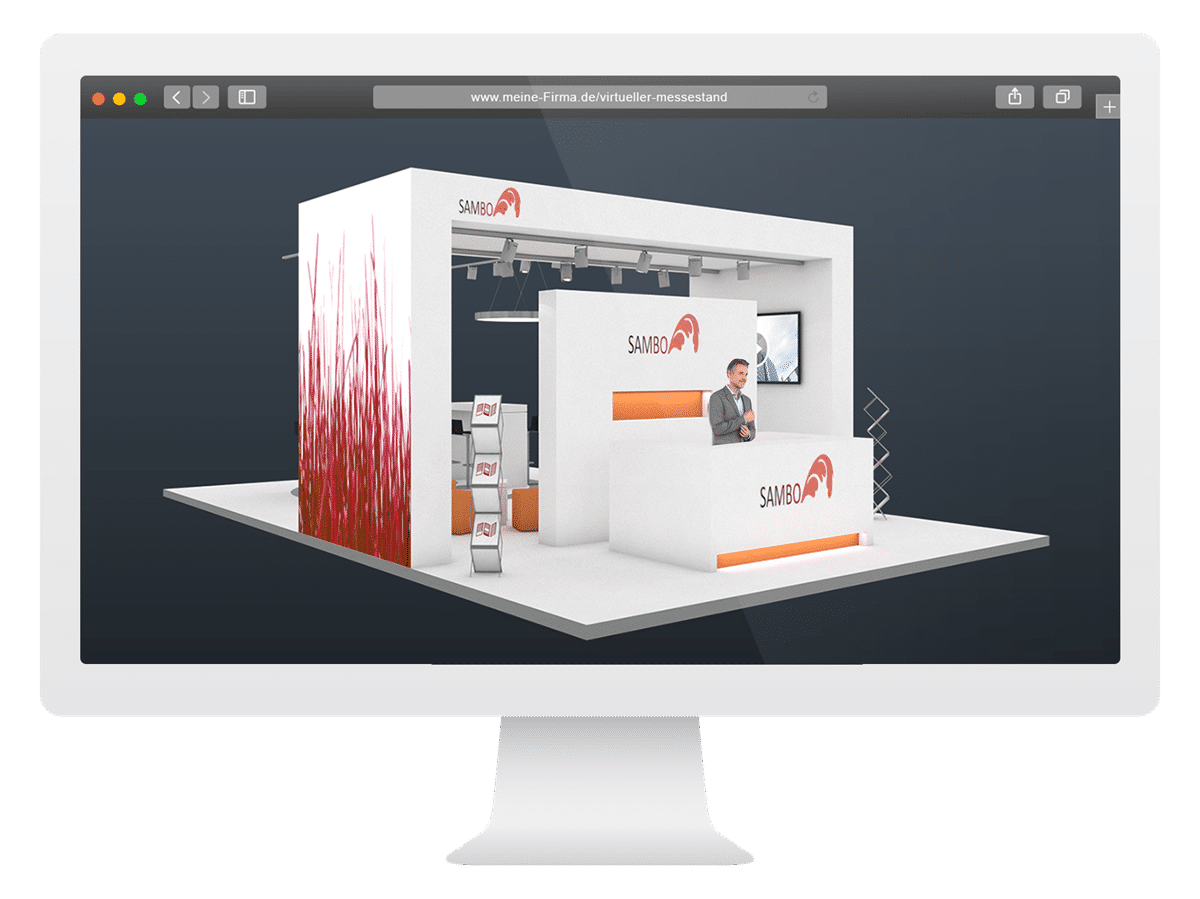 Virtueller Messestand im Browser